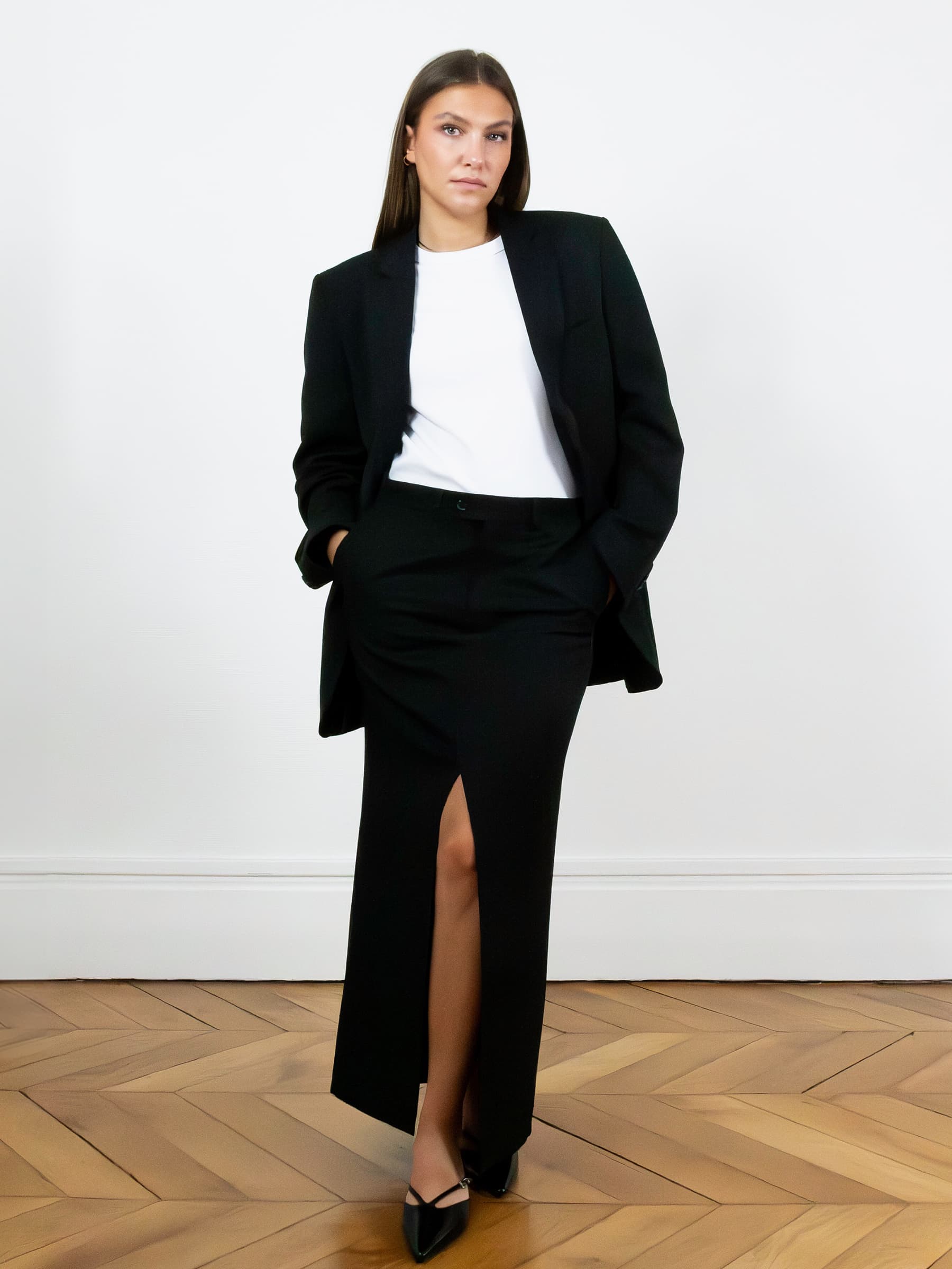 Tailleur Jupe Longue