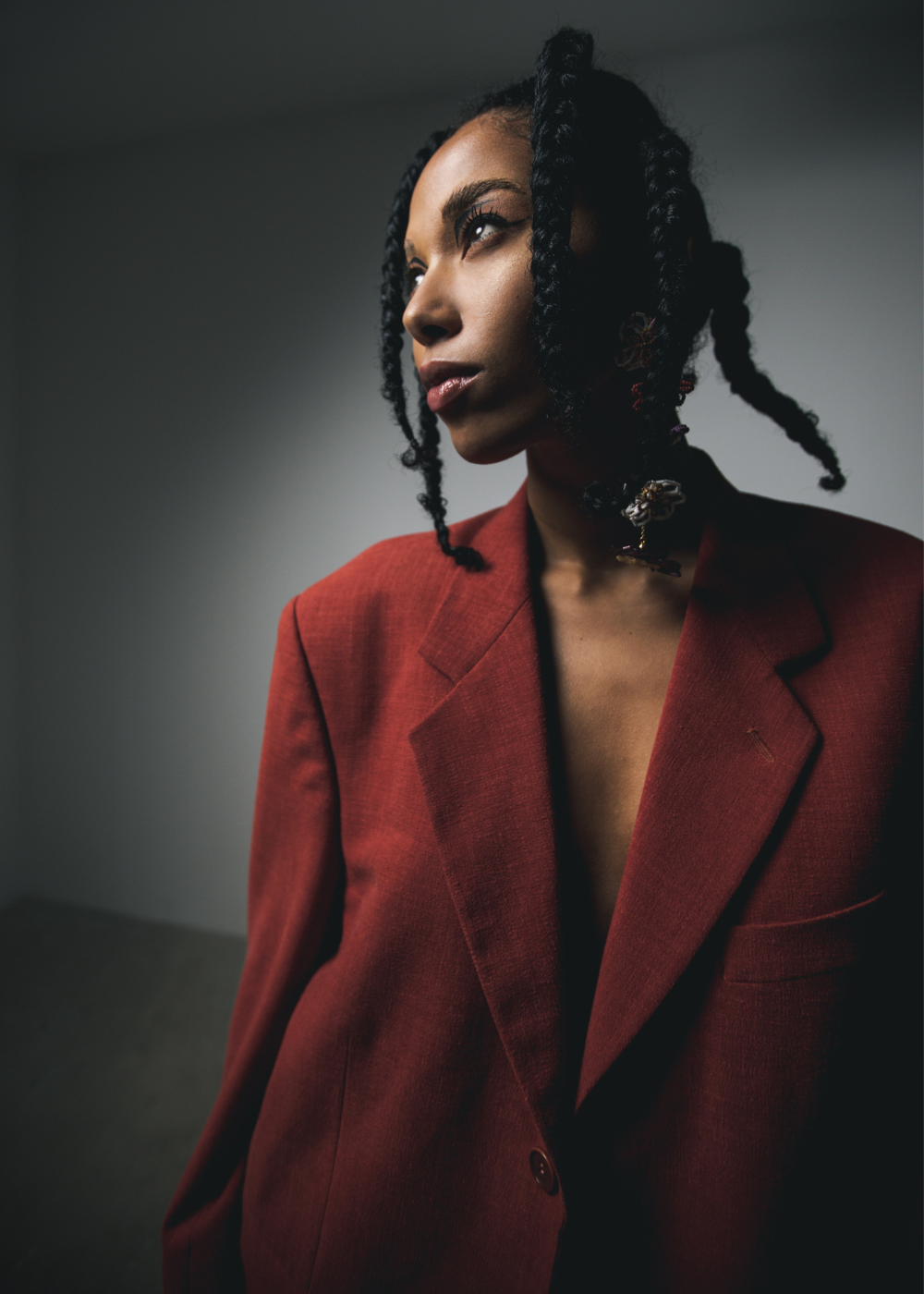 Ruby red blazer clearance