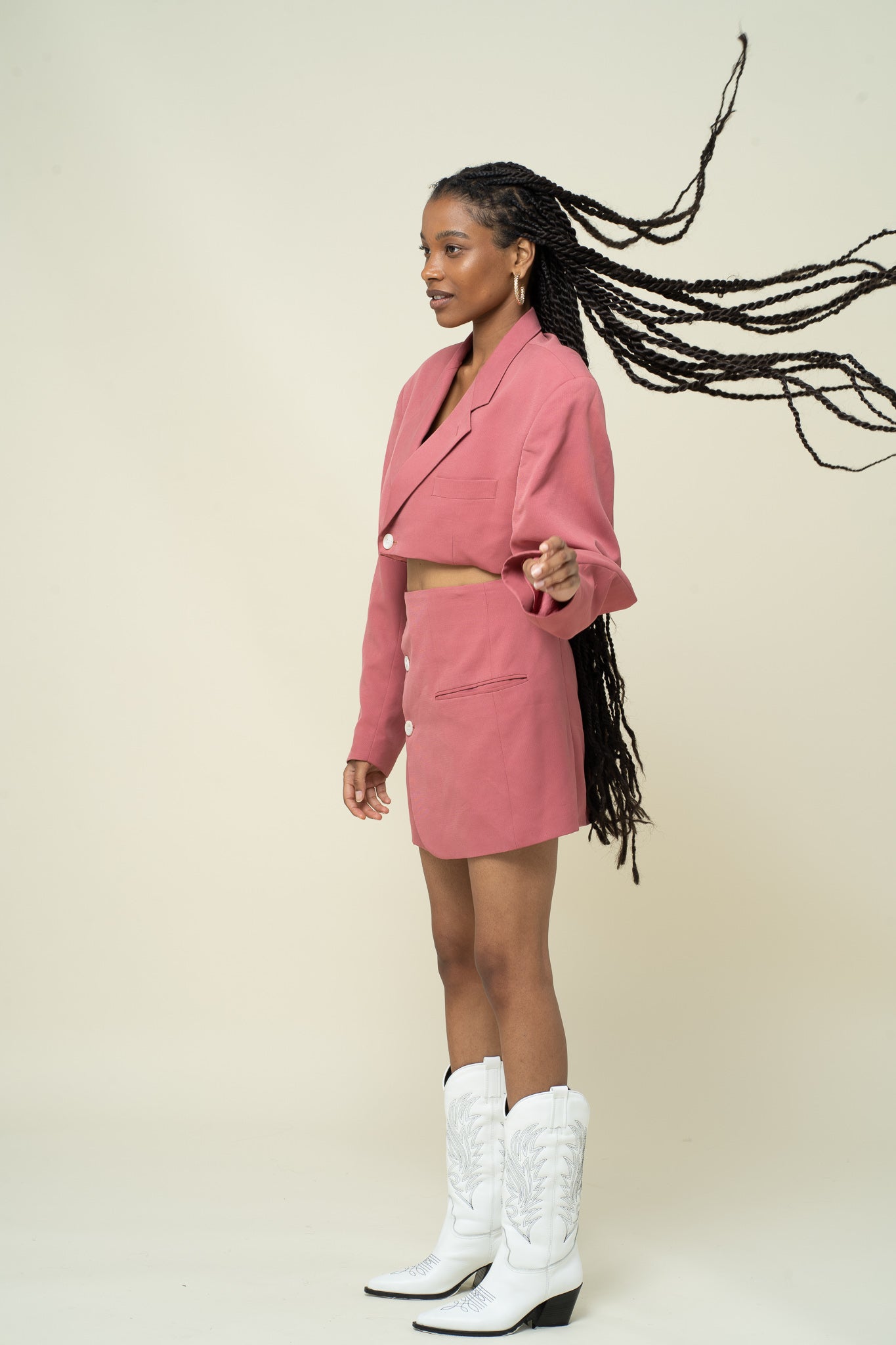 Tailleur Jupe Fuchsia