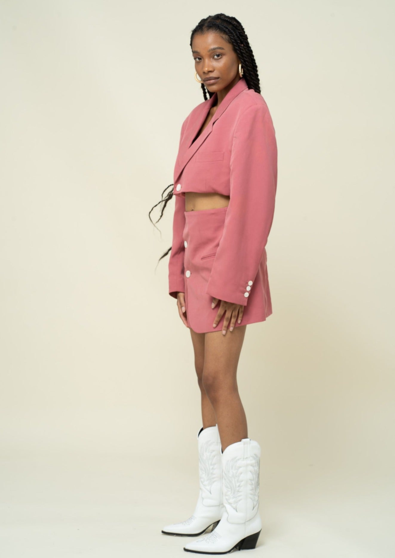 Tailleur Jupe Fuchsia