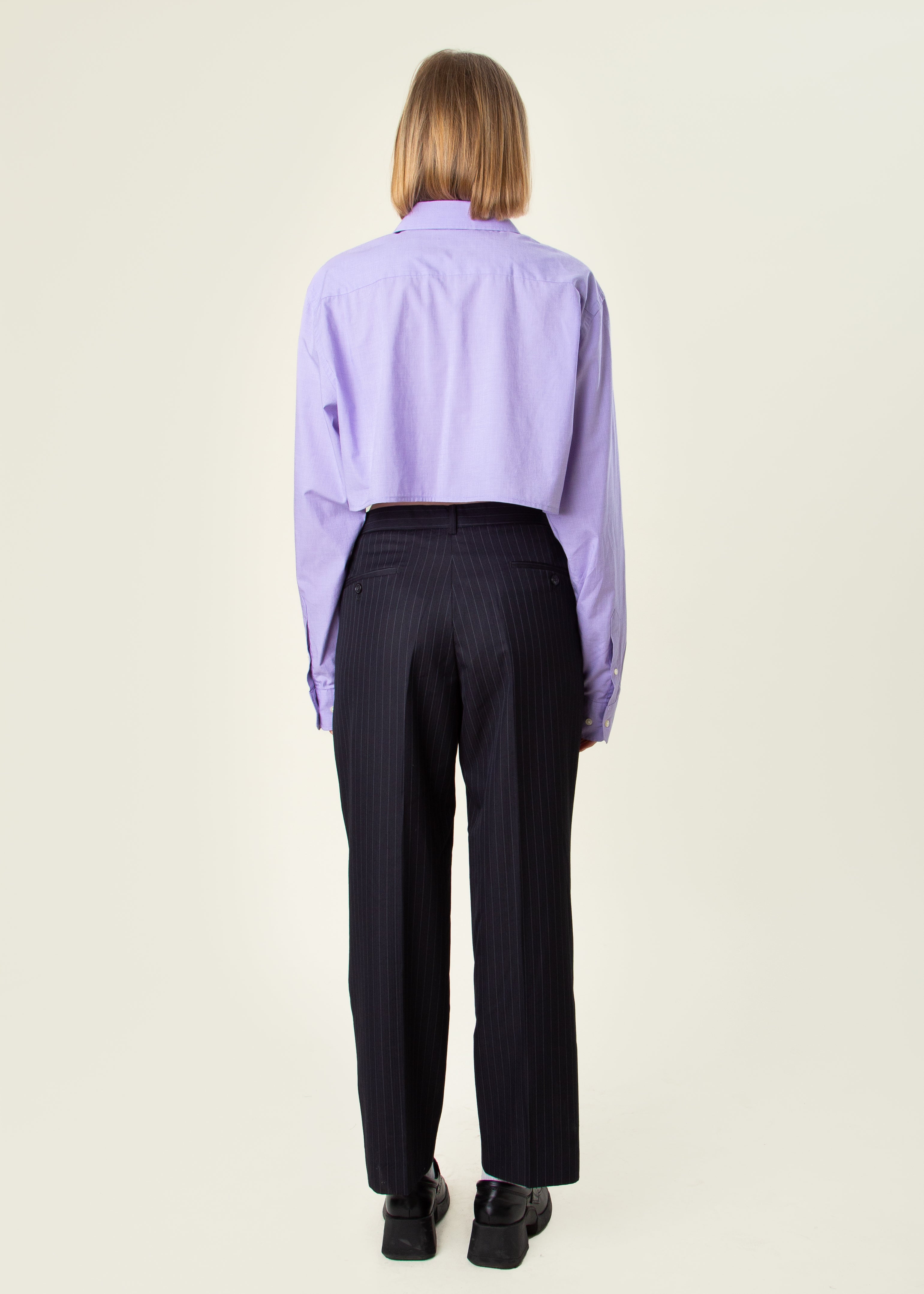 The Cropped Lilac Shirt