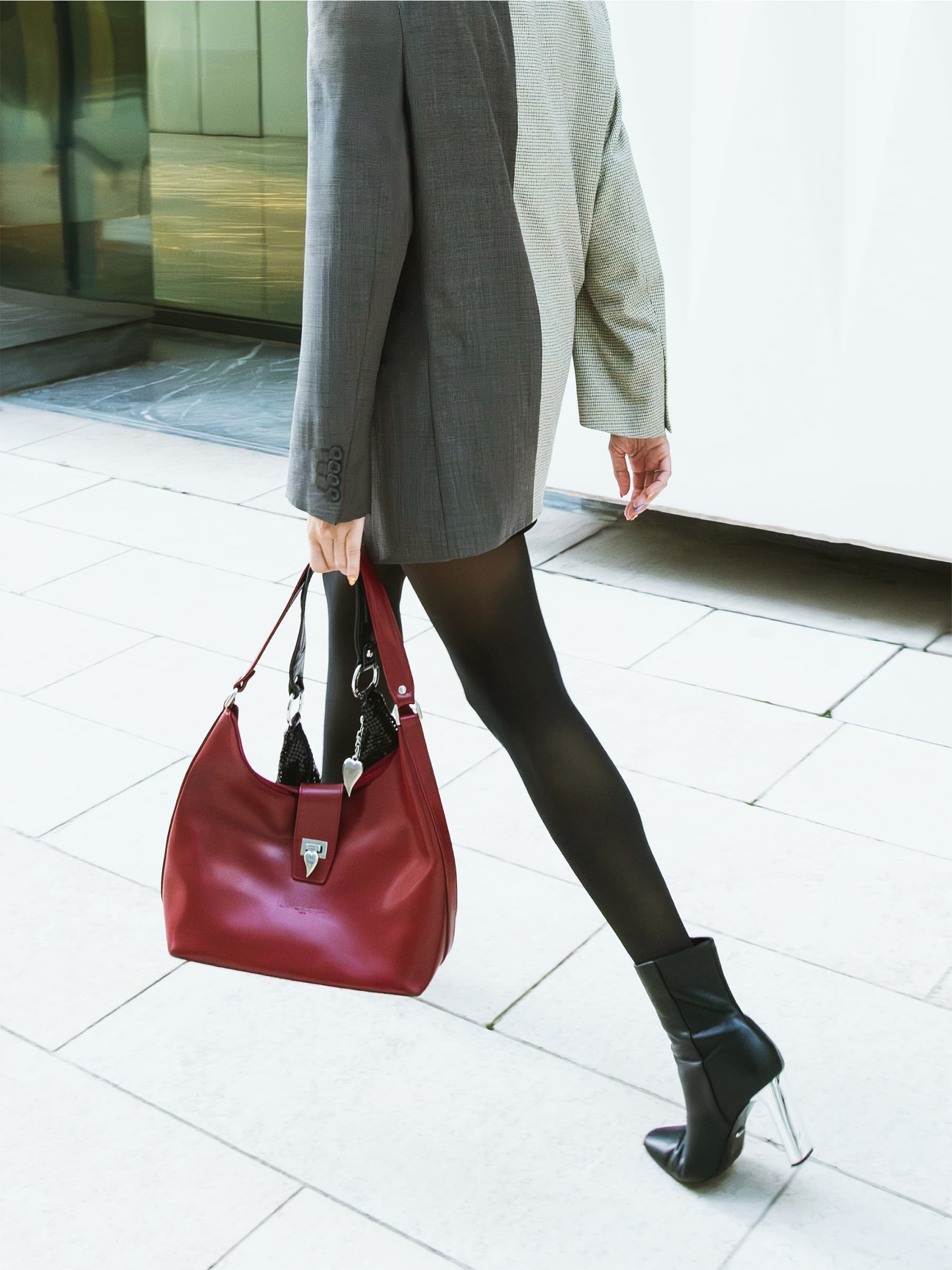 Sac Vintage Lancaster Bordeaux