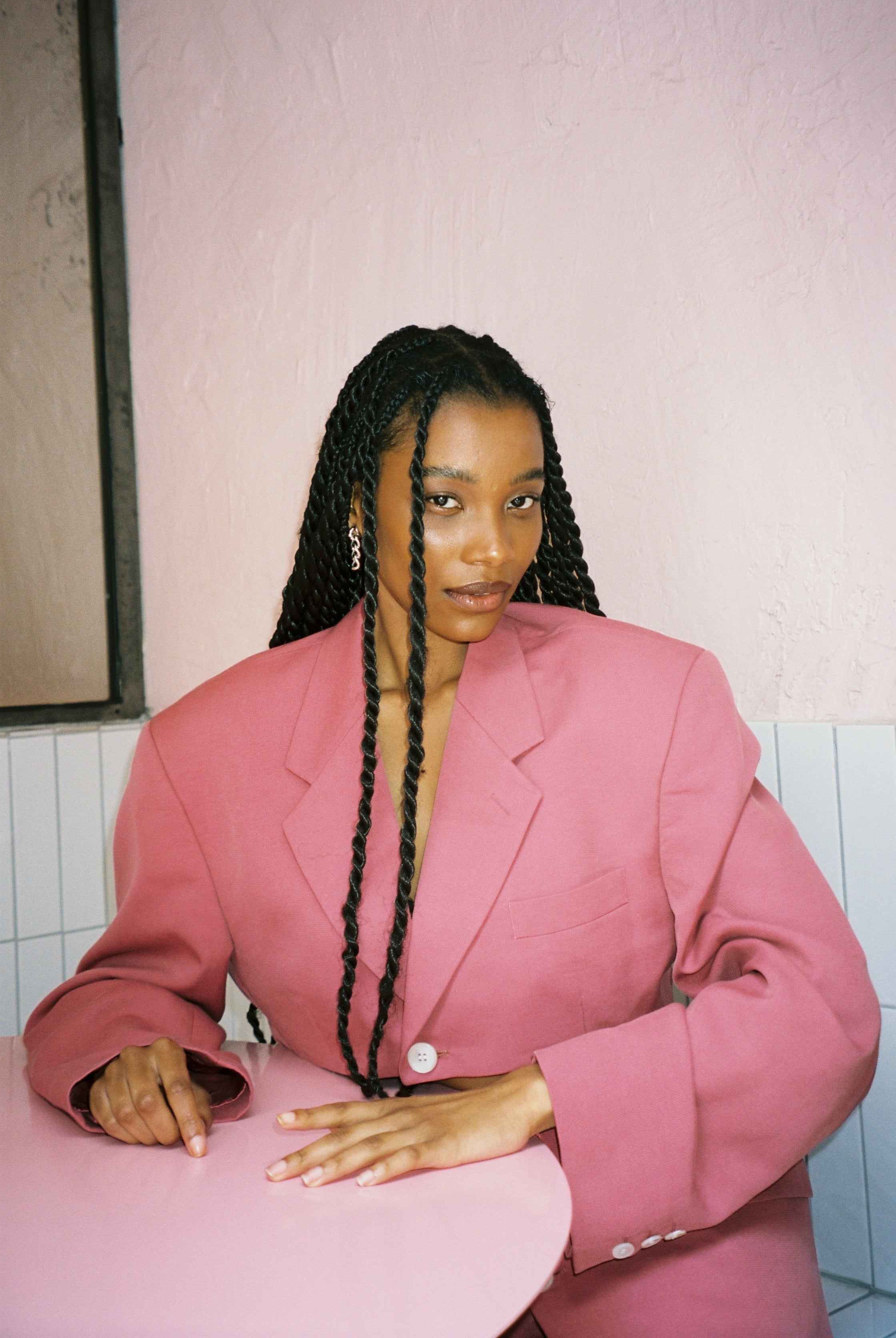 Fuchsia Skirt Suit