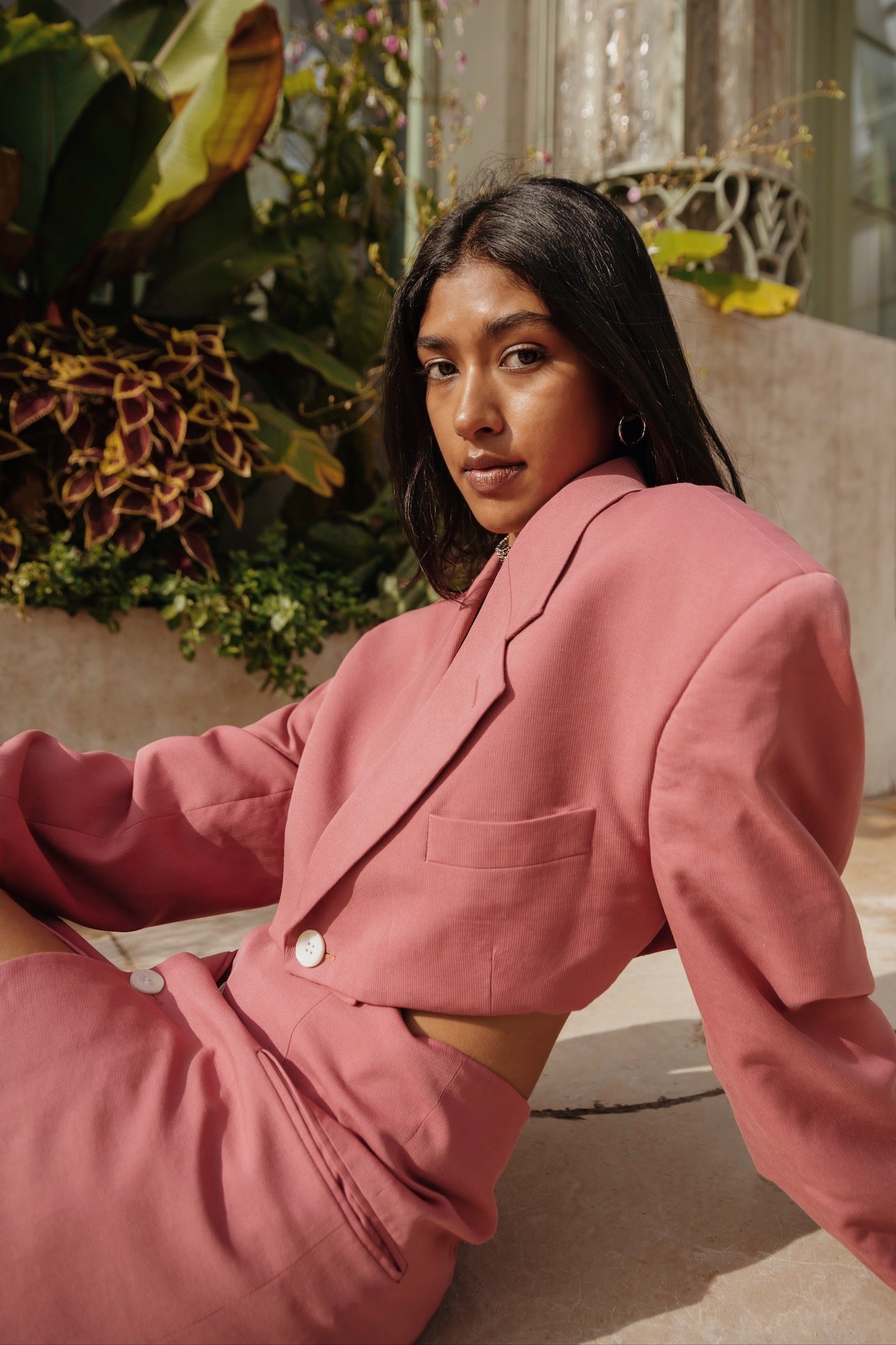 Fuchsia Skirt Suit