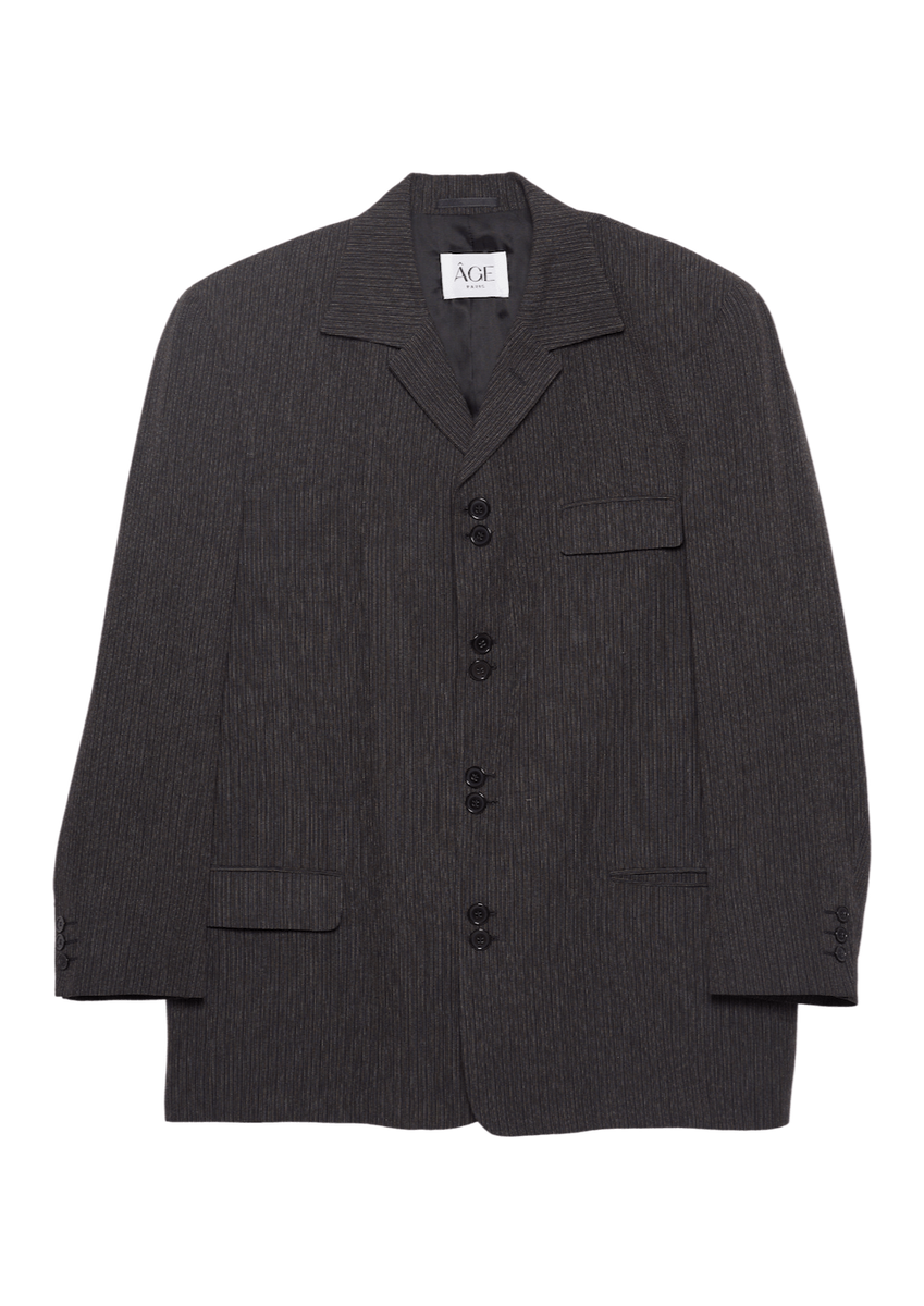 Buttoned blazer top